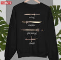 Swords Sting Orcrist Glamdring Narsil Fantasy Unisex Sweatshirt