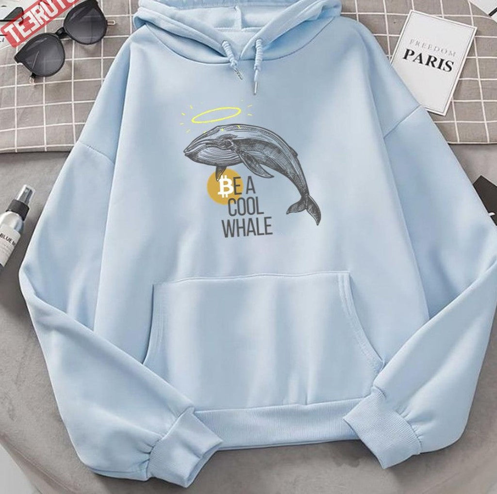 Be A Cool Crypto Whale Unisex Hoodie