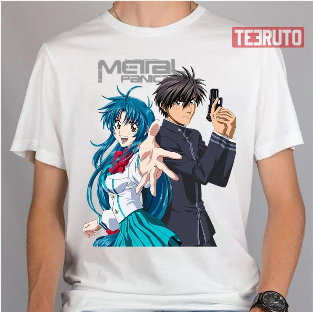 Sousuke And Kaname Full Metal Panic Unisex Hoodie