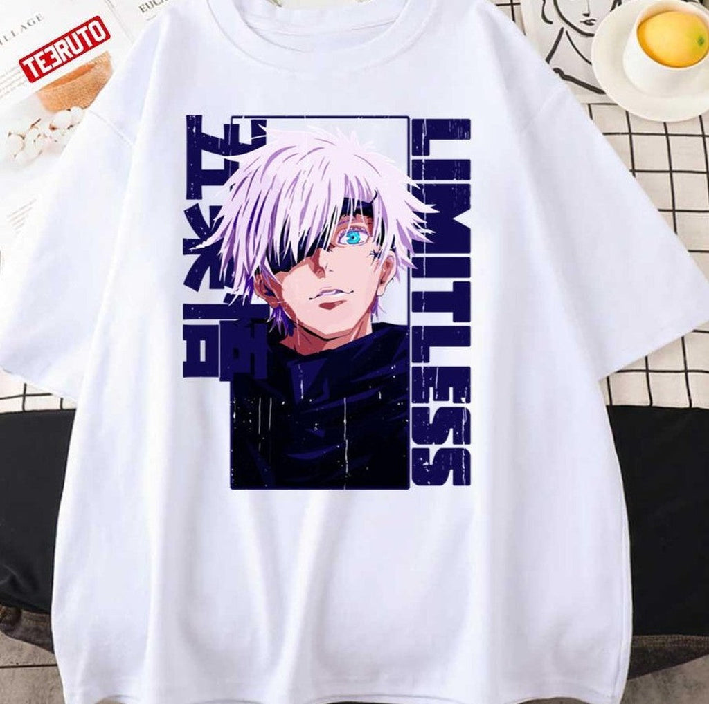 Satoru Gojo Anime Character Limitless Unisex T-Shirt
