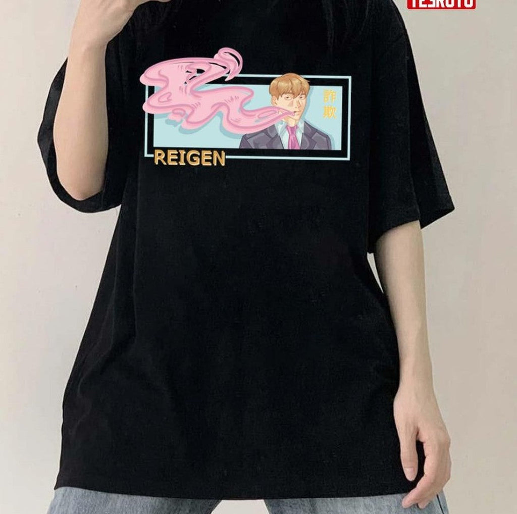 Smoking Reigen Geometric Art Mob Psycho 100 Unisex Sweatshirt