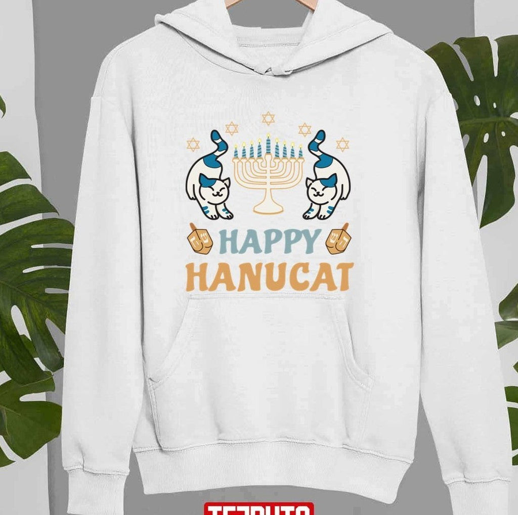 The Cats Happy Hanucat Hanukkah Unisex Sweatshirt