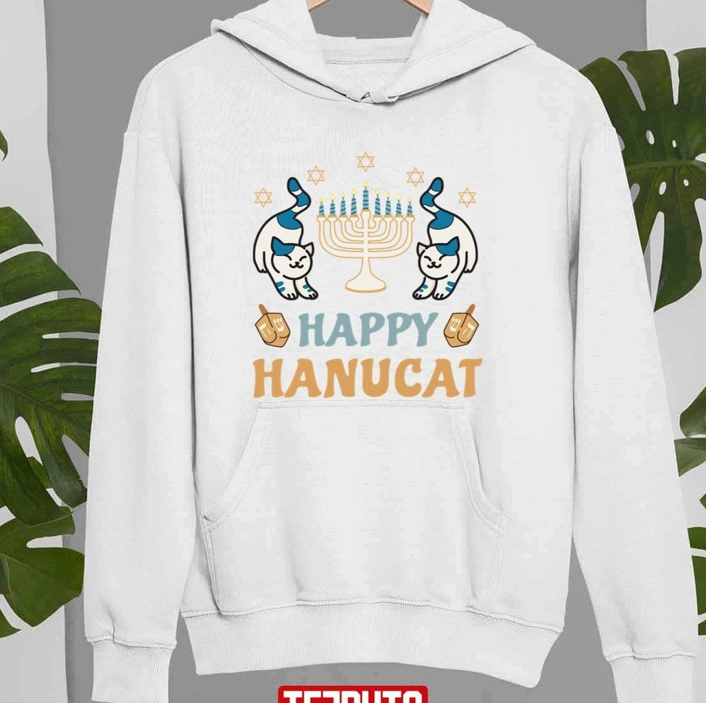 The Cats Happy Hanucat Hanukkah Unisex Sweatshirt