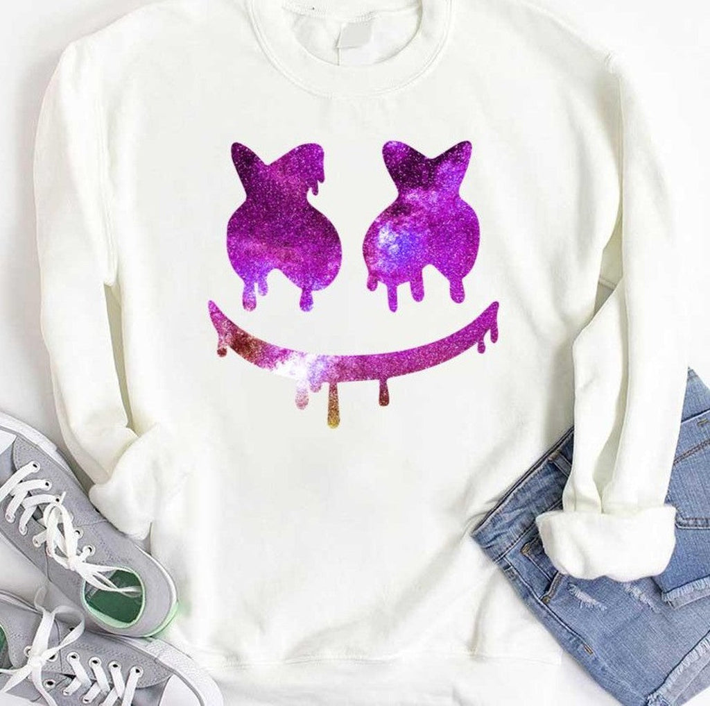 Space Painted Marshmello Unisex Hoodie