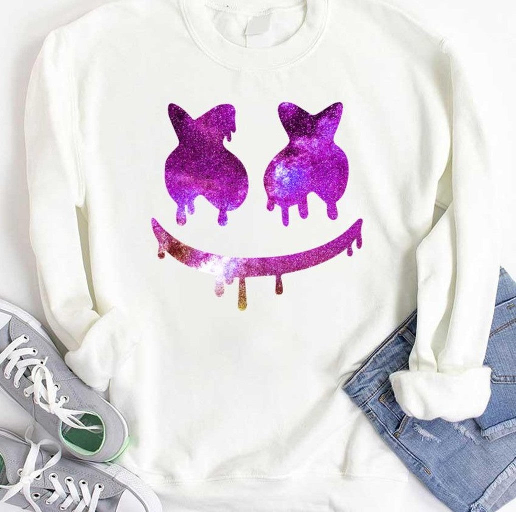 Space Painted Marshmello Unisex Hoodie