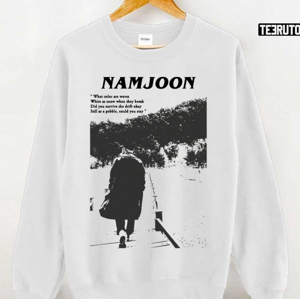 Namjooning What Color Are Waves Mono RM BTS Unisex T-shirt