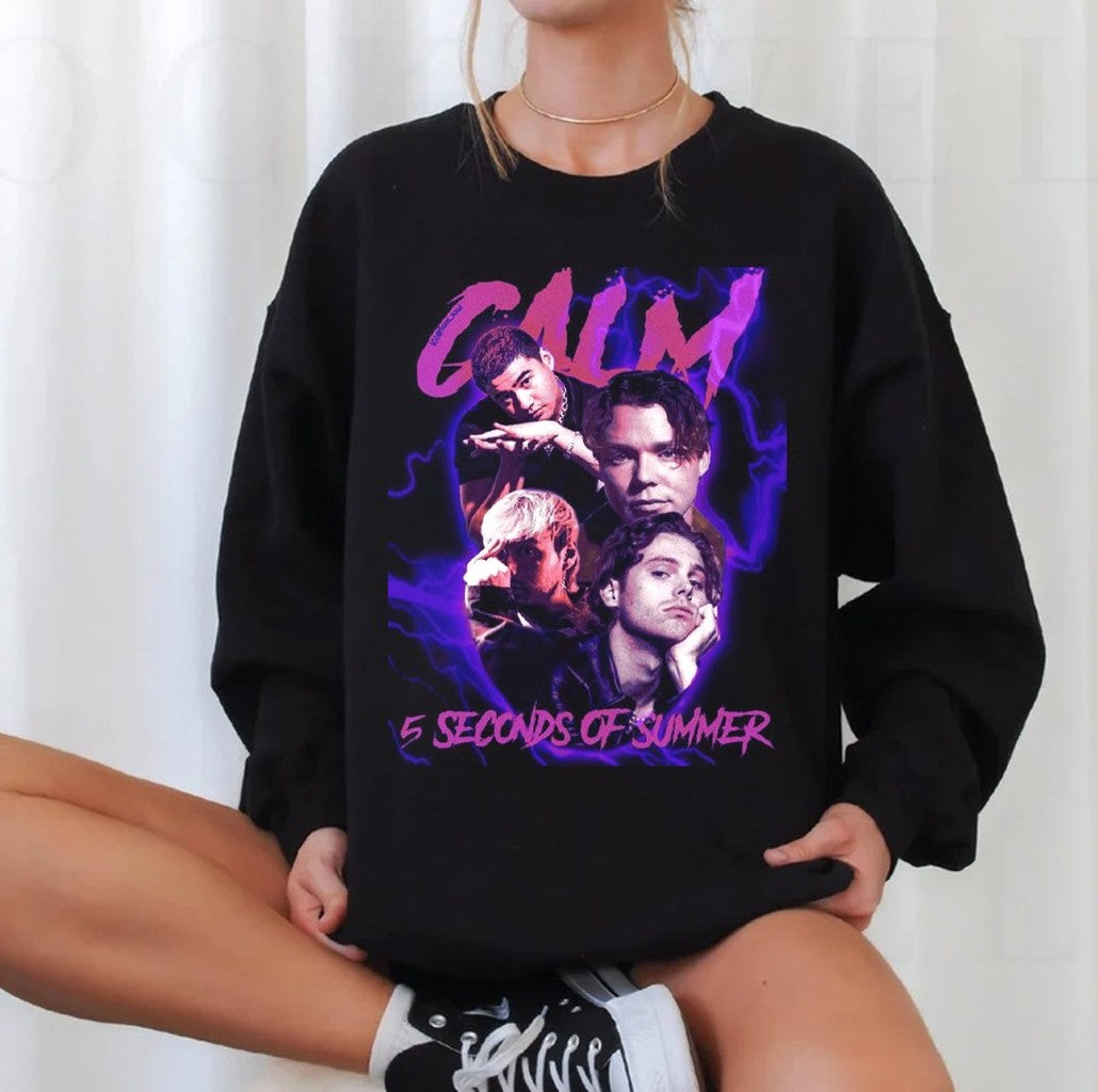 5sos Calm Album Cover 5 Seconds Of Summer Unisex Sweatshirt