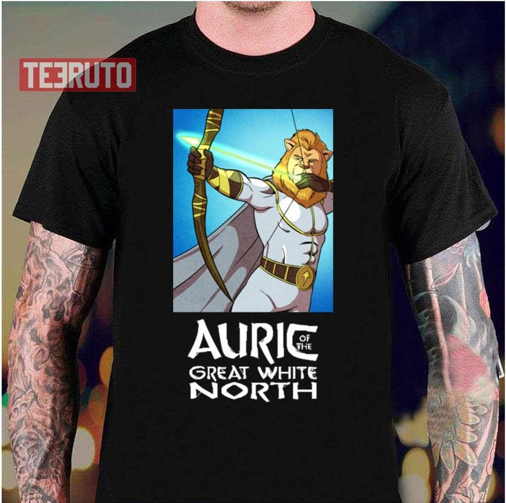 Aurie Great White North Old School Unisex T-Shirt