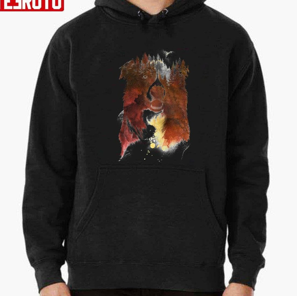 One Night In The Forest Dog Art Unisex T-Shirt