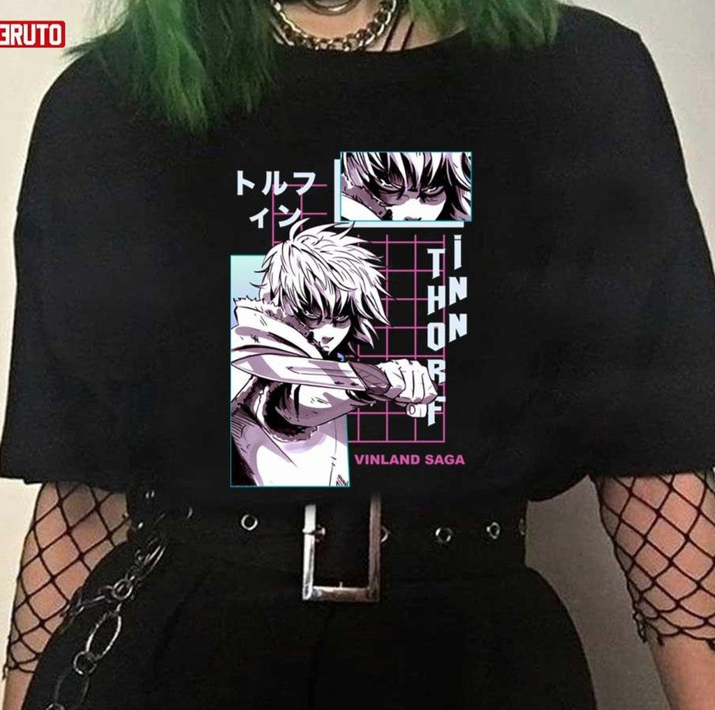 Streetstyle Graphic Vinland Saga Thorfinn The Scary Eyes Unisex T-Shirt