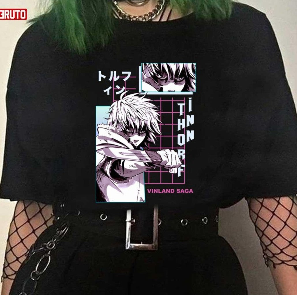 Streetstyle Graphic Vinland Saga Thorfinn The Scary Eyes Unisex T-Shirt