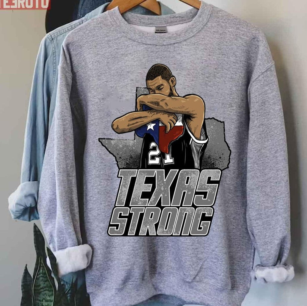 Texas Strong 21 Alternate Version Tim Duncan Unisex Hoodie