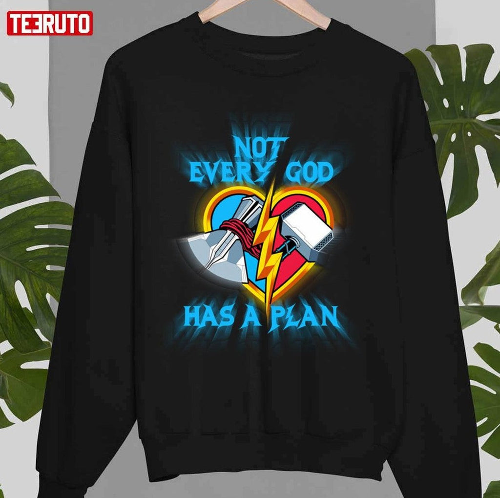Nordic Thunder Thor Not Every God Has A Plan Design Unisex T-shirt