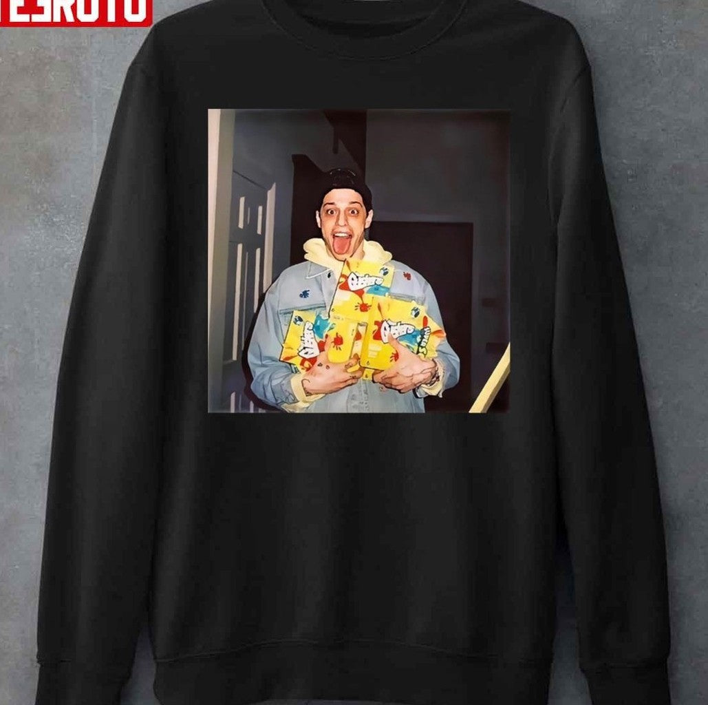 Pete Davidson Holding Gushers Packages Funny Unisex T-Shirt