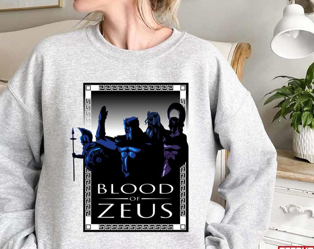 The Gods Blood Of Zeus Poster Design Unisex Sweatshirt