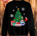 Mr Krabs Around The Christmas Tree Spongebob Unisex Sweatshirt