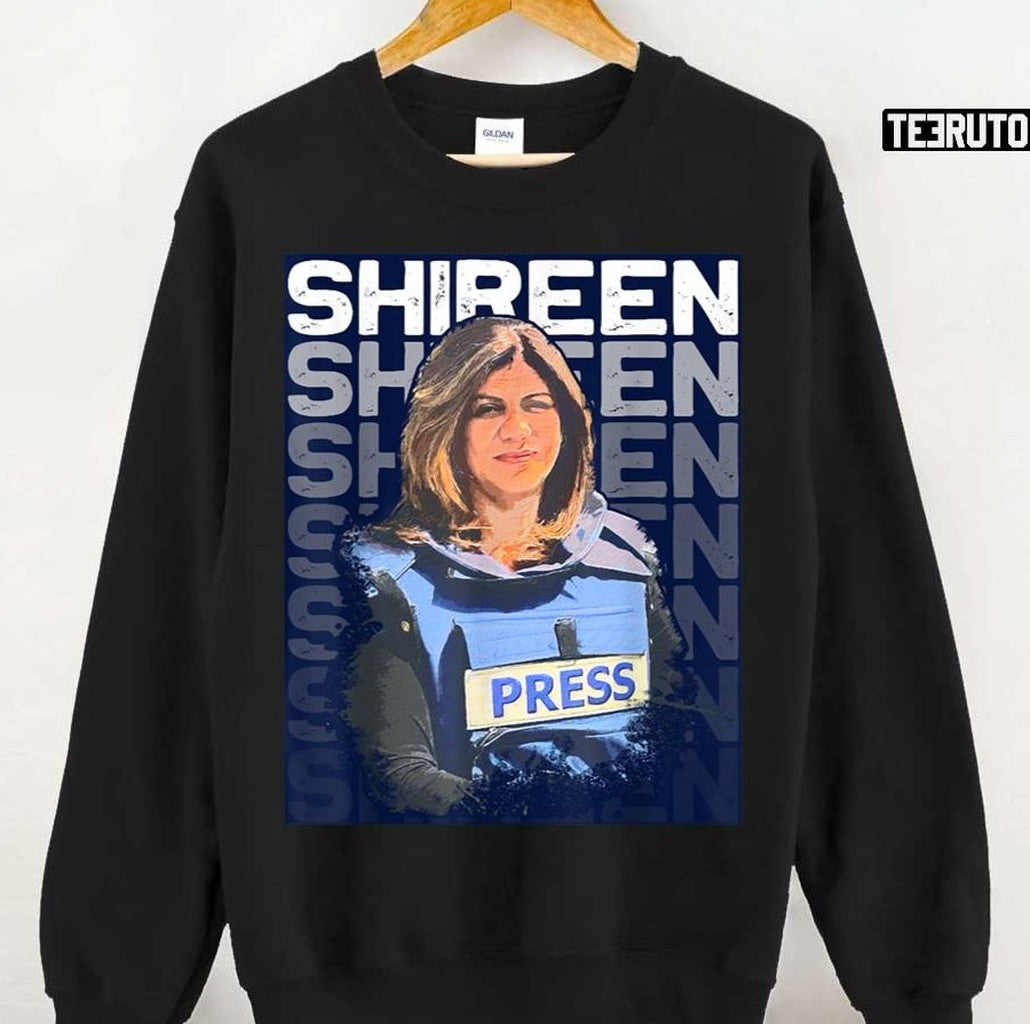 Shireen Abu Akleh Press Journalist Unisex Sweatshirt