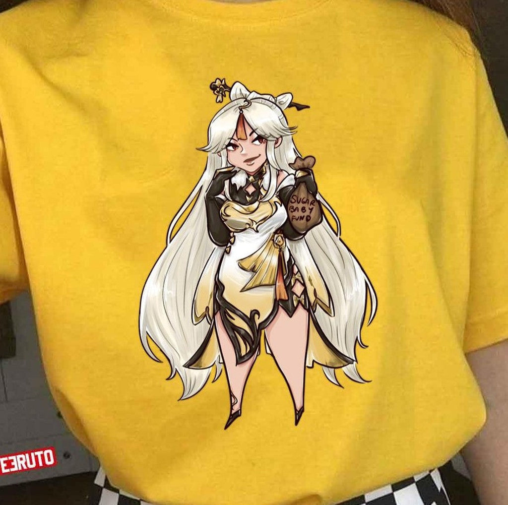 Sexy Chibi Of Ningguang Genshin Impact Unisex T-Shirt
