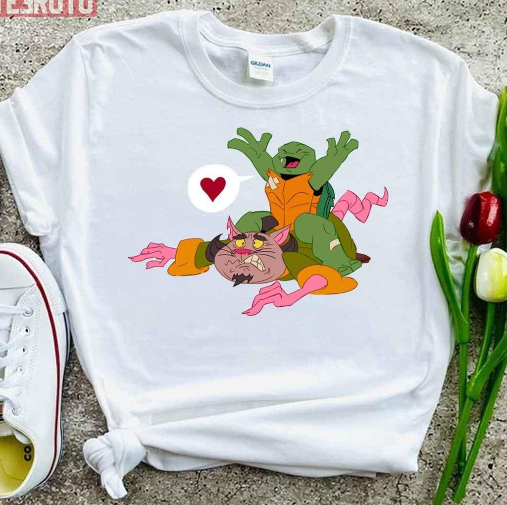 Piggyback Ride Funny Artwork Unisex T-Shirt