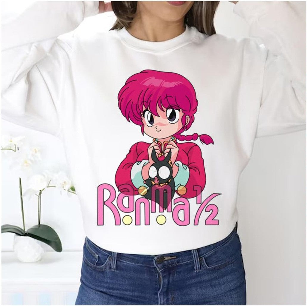 Pink Design Ranma 12 Unisex Sweatshirt