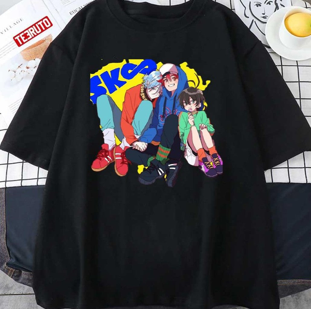 Reki And Langa Hug Sk8 The Infinity Anime Kawaii Unisex T-Shirt