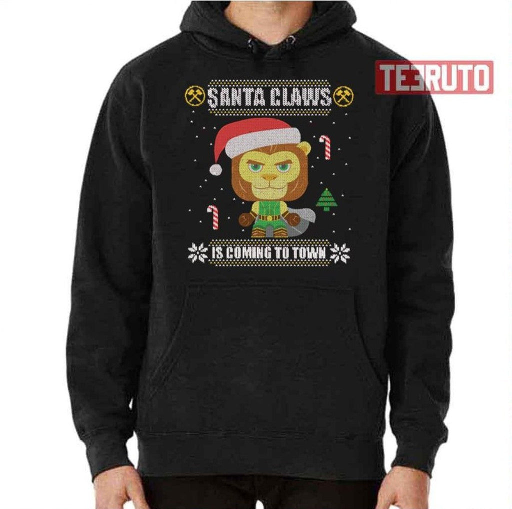 Santa Claws Is Coming Auric Of The Great White North Unisex T-Shirt