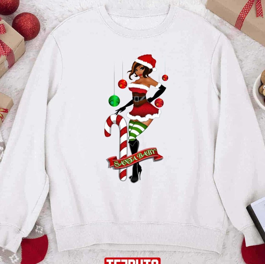 Santa Baby Christmas 2023 Unisex Sweatshirt