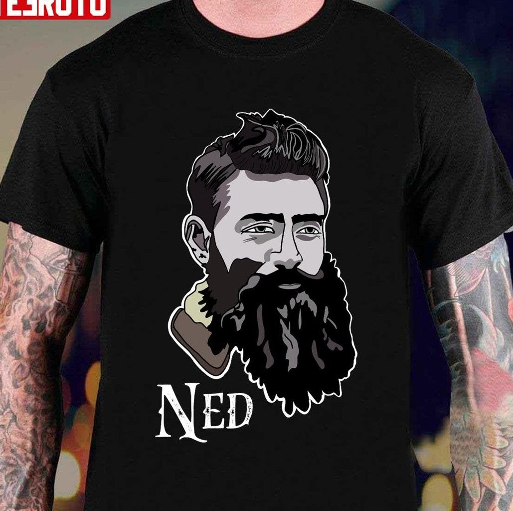 Australian Folklore Hero Outlaw Ned Kelly Unisex T-Shirt