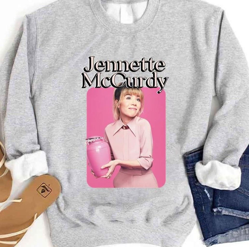 Pink Jennette Mccurdy Design Unisex Sweatshirt