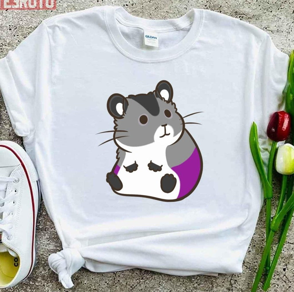 Asexual Lgbtq Pride Month Pride Hamster Unisex T-Shirt