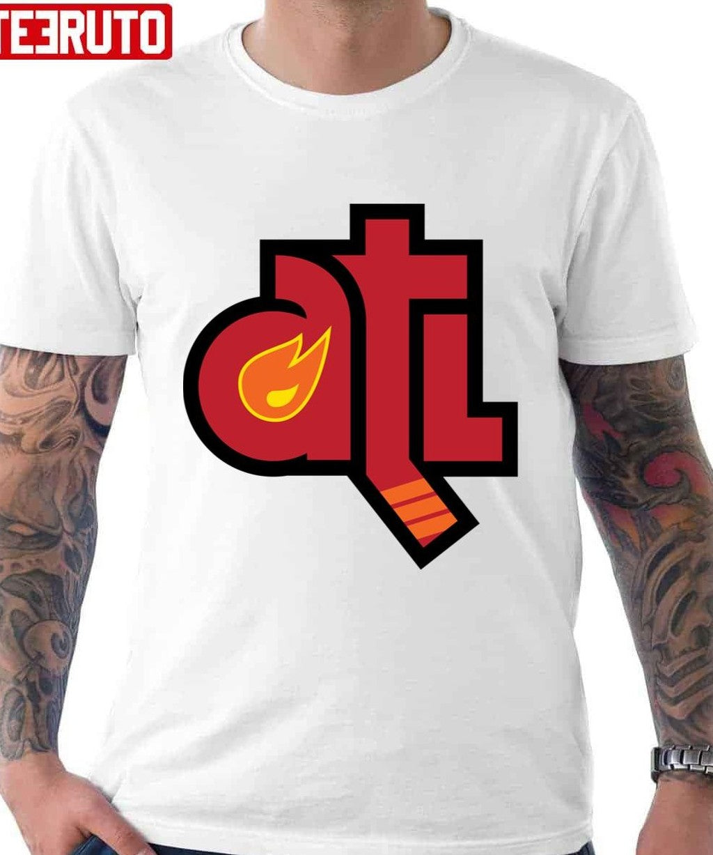 Atlanta Inferno Wordmark Alternate Simulation Hockey League Unisex Hoodie