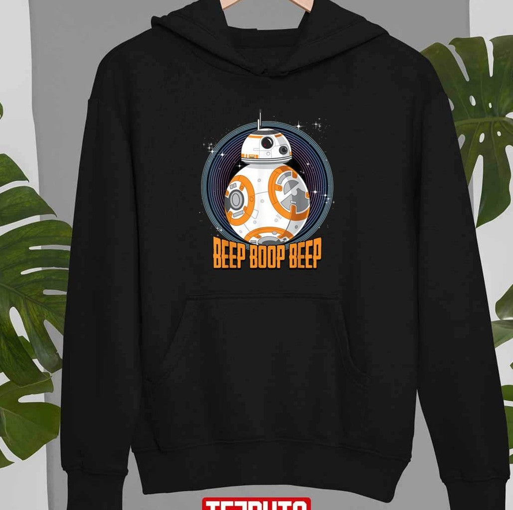 Beep Boop Beep BB-8 Quote Circle Design Unisex T-Shirt