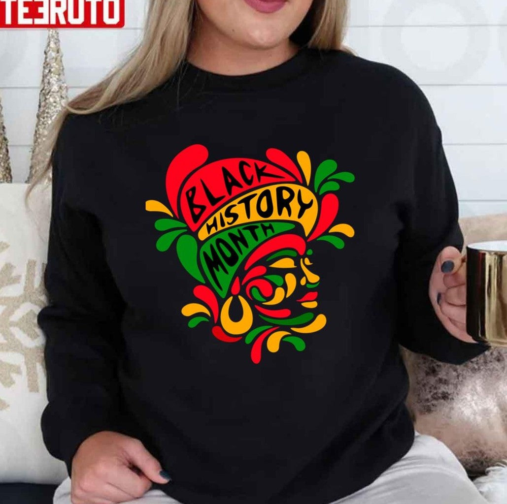 Black History Month Afro Melanin Black Women Afro American Unisex T-shirt