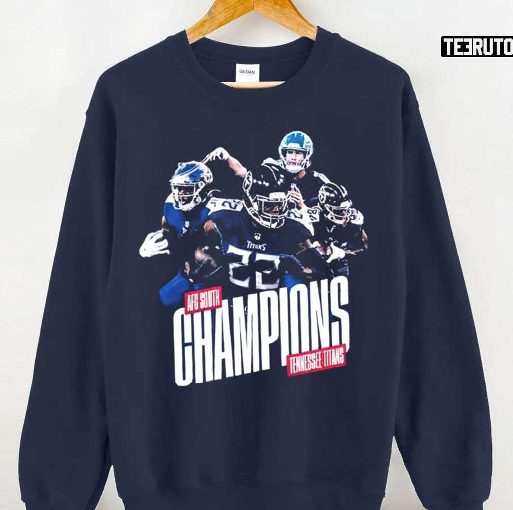 Tennessee Titans Champions 2022 Conference Championships Unisex T-Shirt