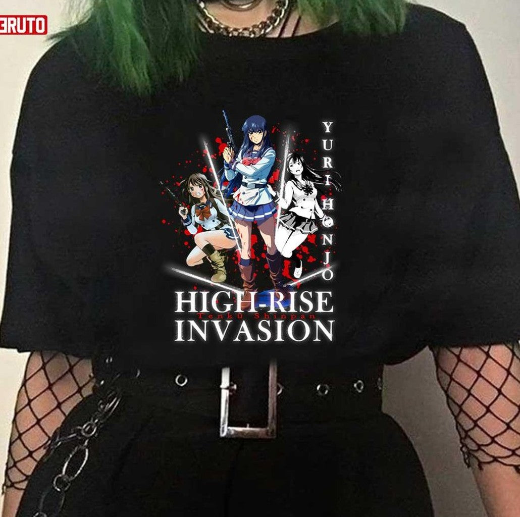 Tenku Shinpan Yuri Honjo  High Rise Invasion Retro Unisex T-Shirt