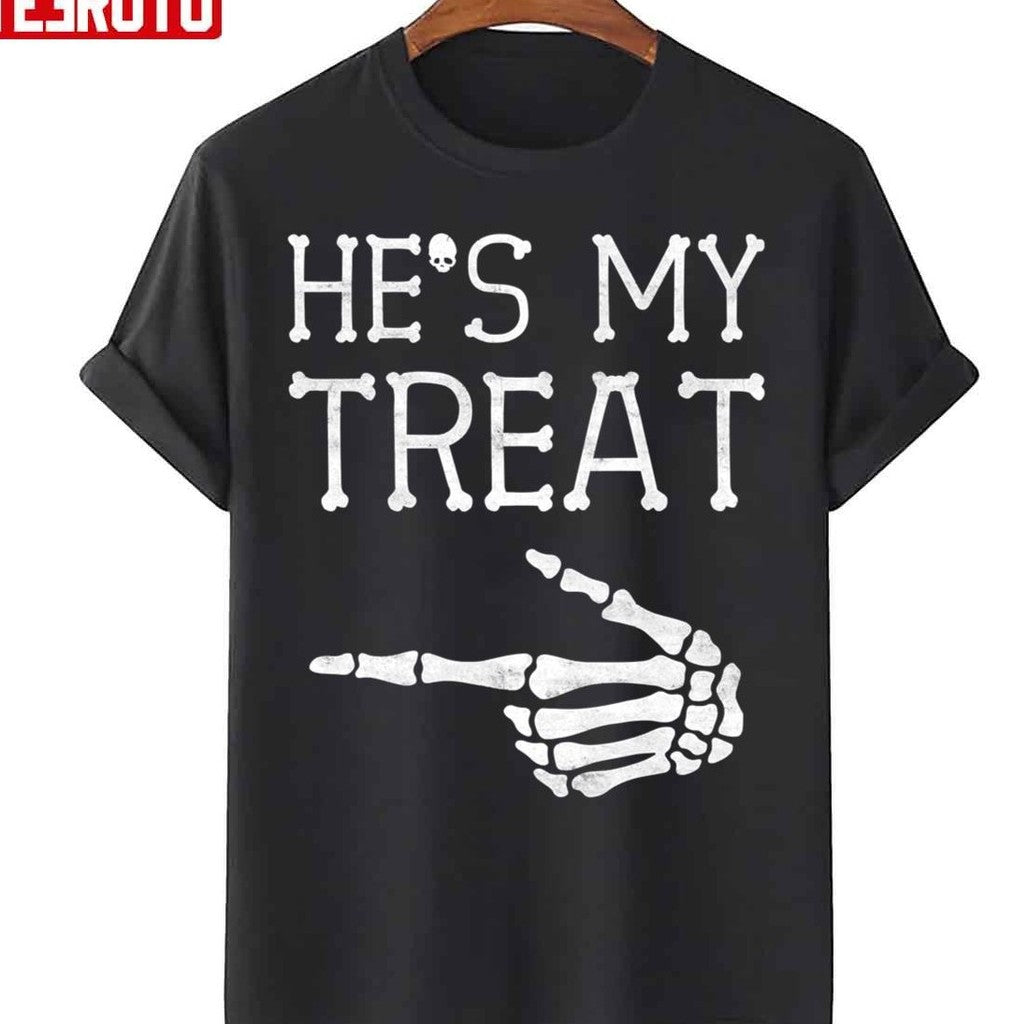 Skeleton Hand He's My Treat Unisex Sweatshirt