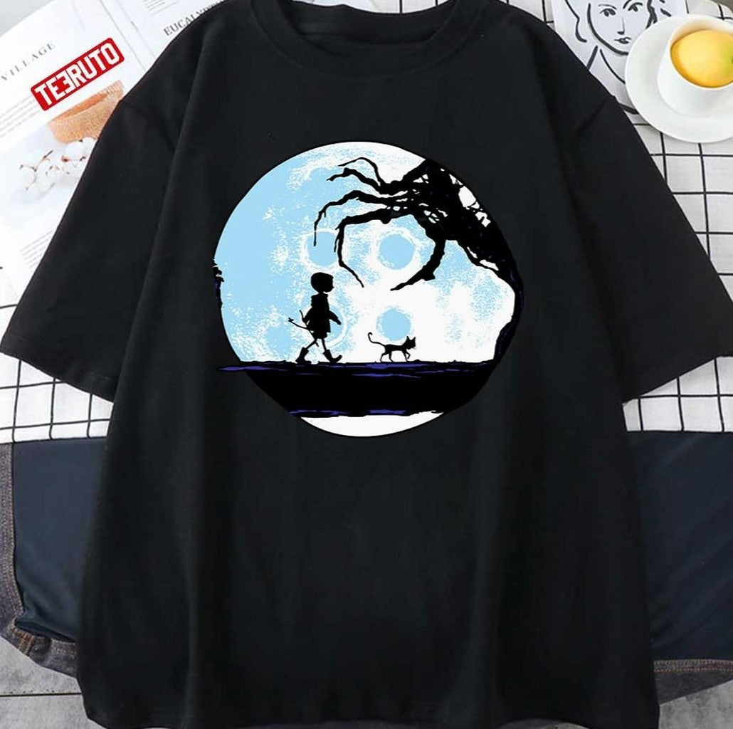 Moon With Coraline Perfect Gift Unisex T-shirt