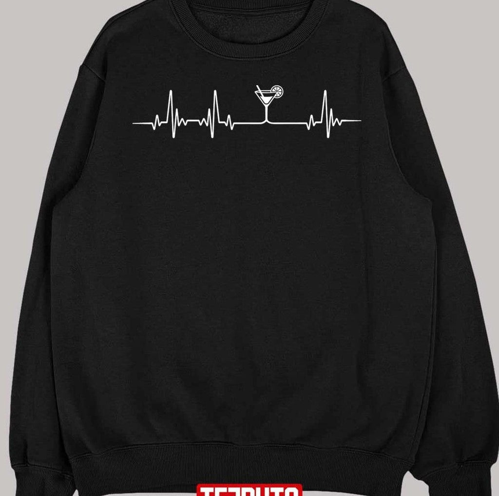 Bartender Heartbeat Funny Design Unisex T-Shirt