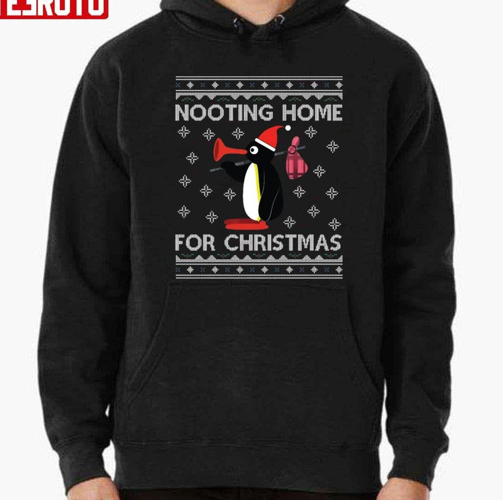 Pingu Nooting Home For Christmas Unisex T-Shirt