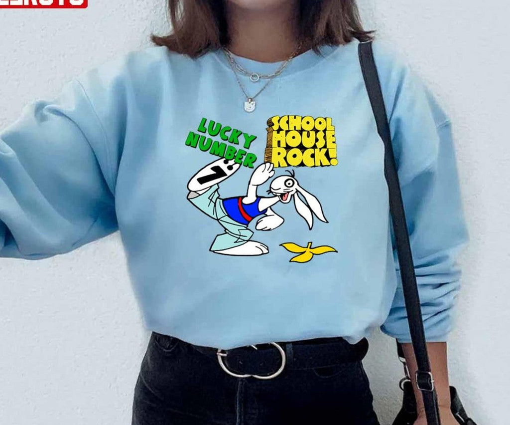 Schoolhouse Rock Lucky Number Seven Unisex Hoodie