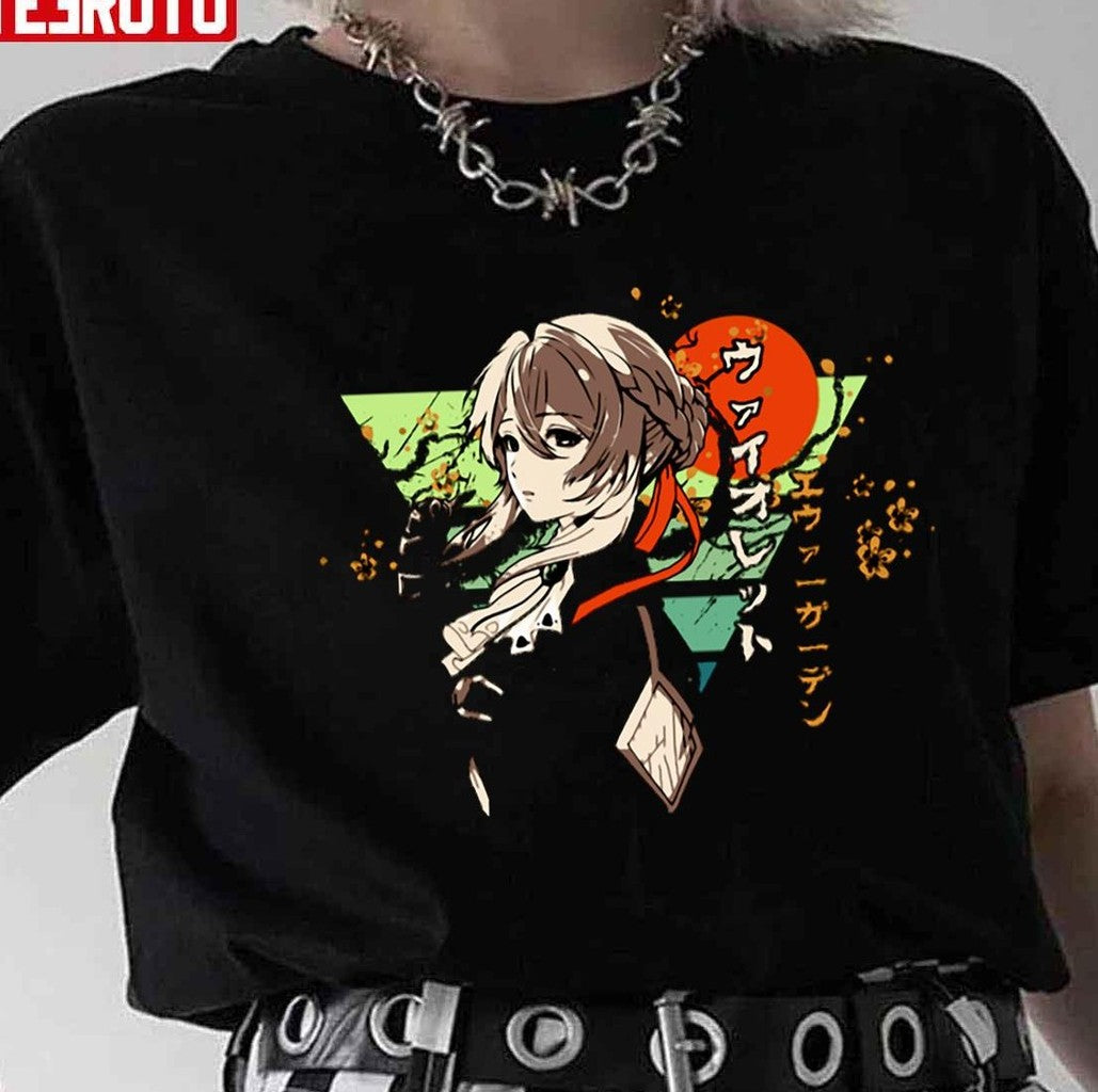Pretty Anime Girl Violet Evergarden Japan Unisex T-Shirt