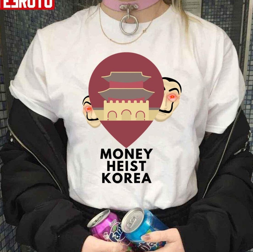 Money Heist Korea Unique Mask Art Unisex T-Shirt