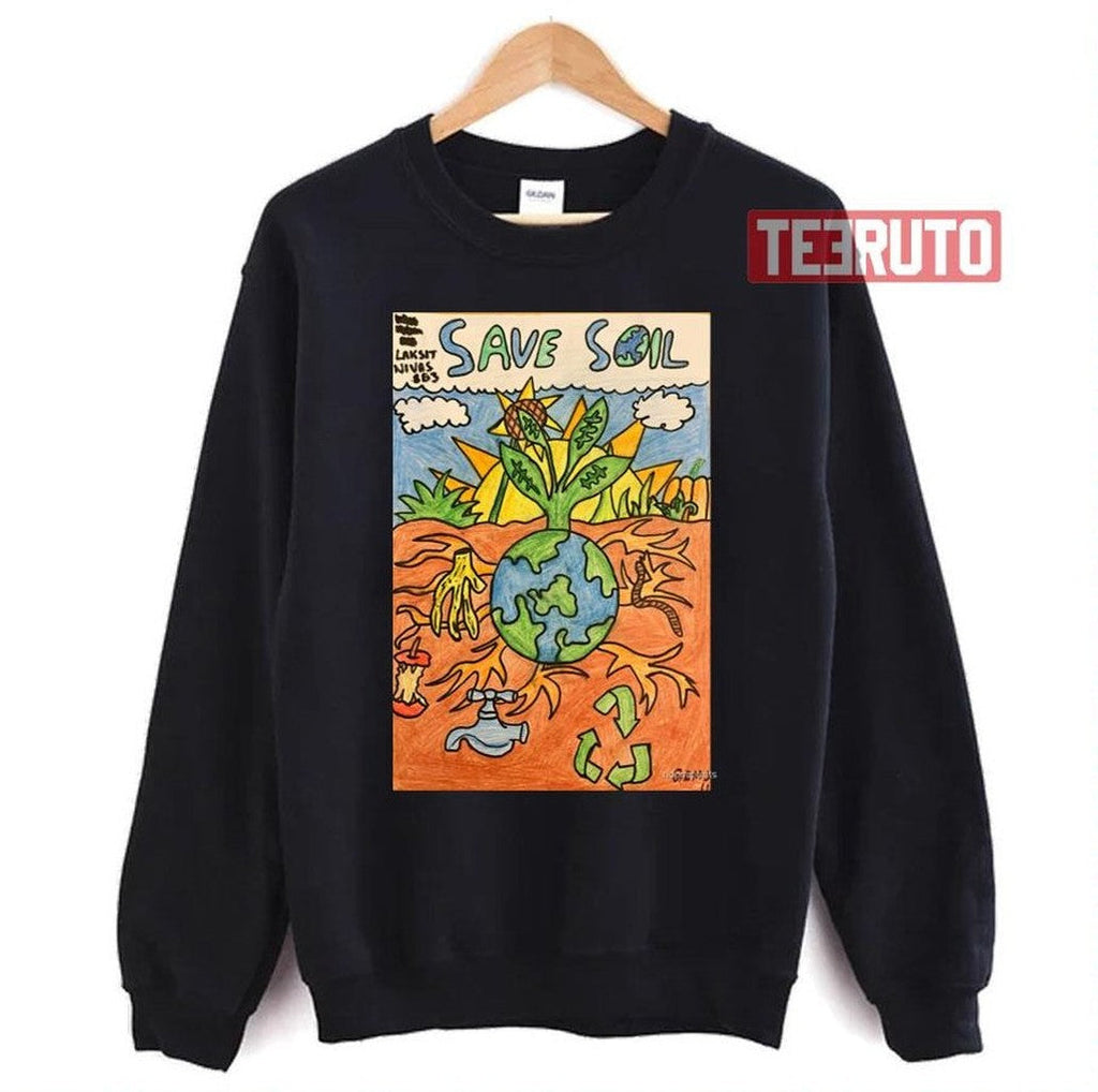 Save Soil Orange Unisex T-Shirt