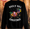 Santa Rock N' Roll Christmas Unisex Sweatshirt