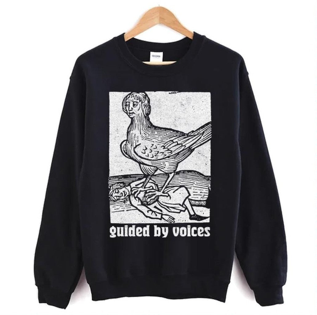 Retro Woodcut Illustration Guided By Voices Unisex Sweatshirt