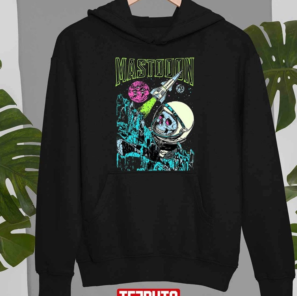 Skeleton In Space Mastodon Unisex T-Shirt