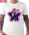 Nathan Chen Holding American Flag Unisex T-Shirt
