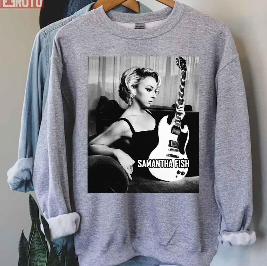 Black And White Samantha Fish Unisex T-Shirt