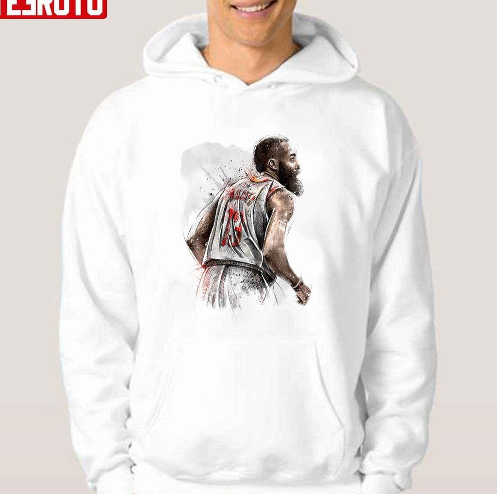 Art James Harden Illustration Basketball Unisex Hoodie