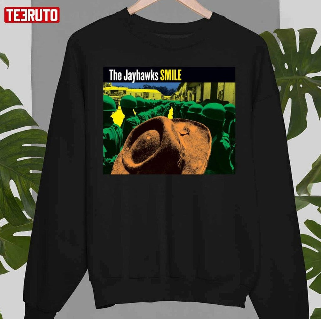 Smile From The Jayhawks Green Line Unisex T-Shirt